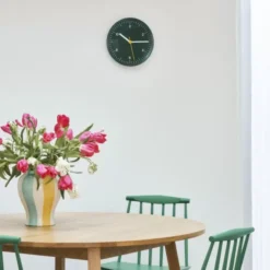 Zegar Ścienny Wall Clock Czarny Hay