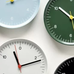 Zegar Ścienny Wall Clock Czarny Hay