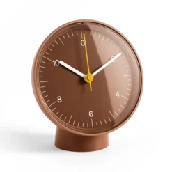 Zegar Table Clock Brązowy Hay