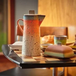 Zestaw 4 Ceramicznych Kubków Do Cappuccino 70S Vista Hkliving