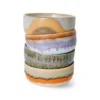 Zestaw 4 Ceramicznych Misek Deserowych 70S Reef Hkliving