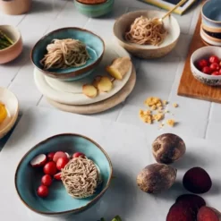 Zestaw 4 Ceramicznych Misek Deserowych 70S Reef Hkliving