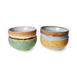Zestaw 4 Ceramicznych Misek 70S Xs Castor Hkliving