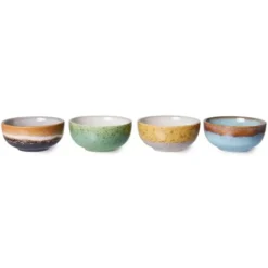 Zestaw 4 Ceramicznych Misek 70S Xs Castor Hkliving