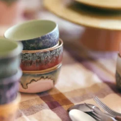 Zestaw 4 Ceramicznych Misek Tapas 70S Drift Hkliving