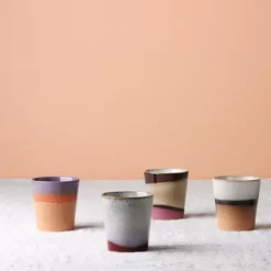 Zestaw 4 Ceramicznych Misek Tapas 70S Drift Hkliving