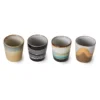 Zestaw 4 Ceramicznych Podstawek Do Jajek 70S Granite Hkliving