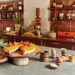 Zestaw 4 Ceramicznych Podstawek Do Jajek 70S Granite Hkliving