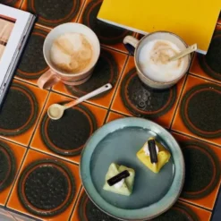 Zestaw 4 Ceramicznych Podstawek Do Jajek 70S Granite Hkliving