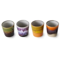 Zestaw 4 Ceramicznych Podstawek Do Jajek 70S Island Hkliving