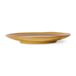 Zestaw 2 Ceramicznych Talerzy 70S Coconut Hkliving