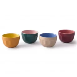 Zestaw Filiżanek Do Cappuccino Multicolour 4 Szt. Pols Potten