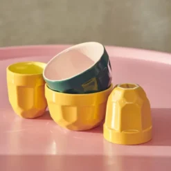 Zestaw Filiżanek Do Cappuccino Multicolour 4 Szt. Pols Potten