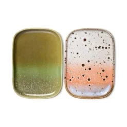 Zestaw 2 Małych Ceramicznych Tac 70S Atlas Hkliving