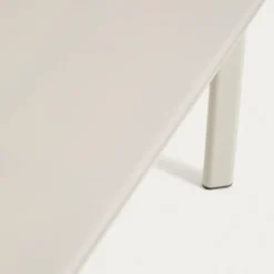 Zestaw Ogrodowy Erice Stół 120 Cm + 4 Krzesła Beżowy Kave Home