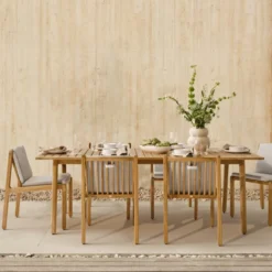 Zestaw Ogrodowy Patio Stół 220 Cm + 6 Krzeseł Bolia