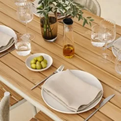 Zestaw Ogrodowy Patio Stół 220 Cm + 6 Krzeseł Bolia