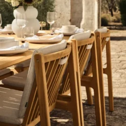 Zestaw Ogrodowy Patio Stół 220 Cm + 6 Krzeseł Bolia