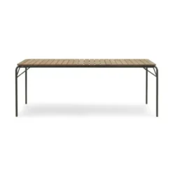 Zestaw Ogrodowy Vig Stół + 6 Krzeseł Ciemnozielony Normann Copenhagen