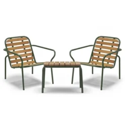 Zestaw Ogrodowy Vig Stolik + 2 Fotele Normann Copenhagen