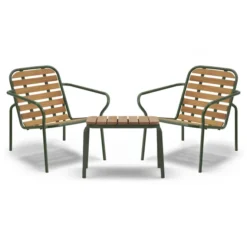 Zestaw Ogrodowy Vig Stolik + 2 Fotele Normann Copenhagen