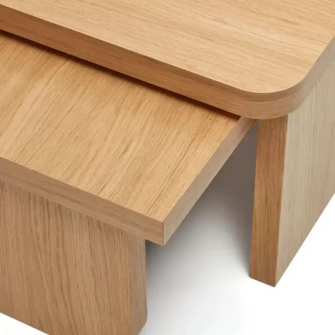 Zestaw 2 Stolików Oaq Kave Home